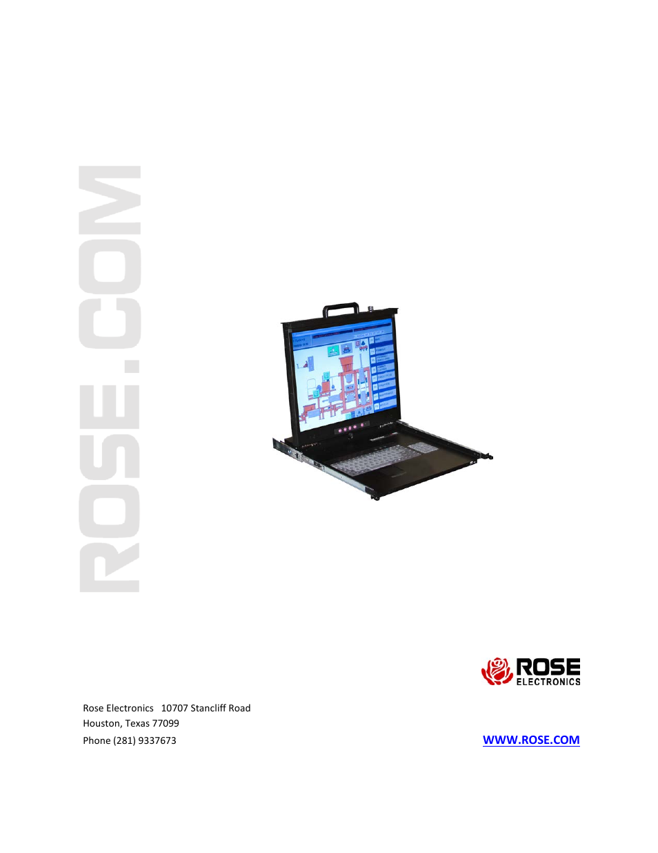 Rose Electronics RackView 20 User Manual | 16 pages