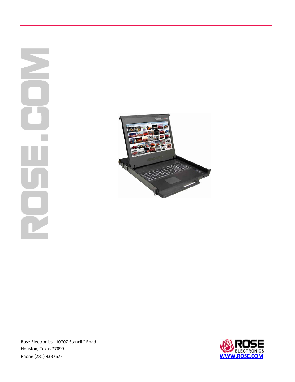Rose Electronics RackView High Res User Manual | 17 pages