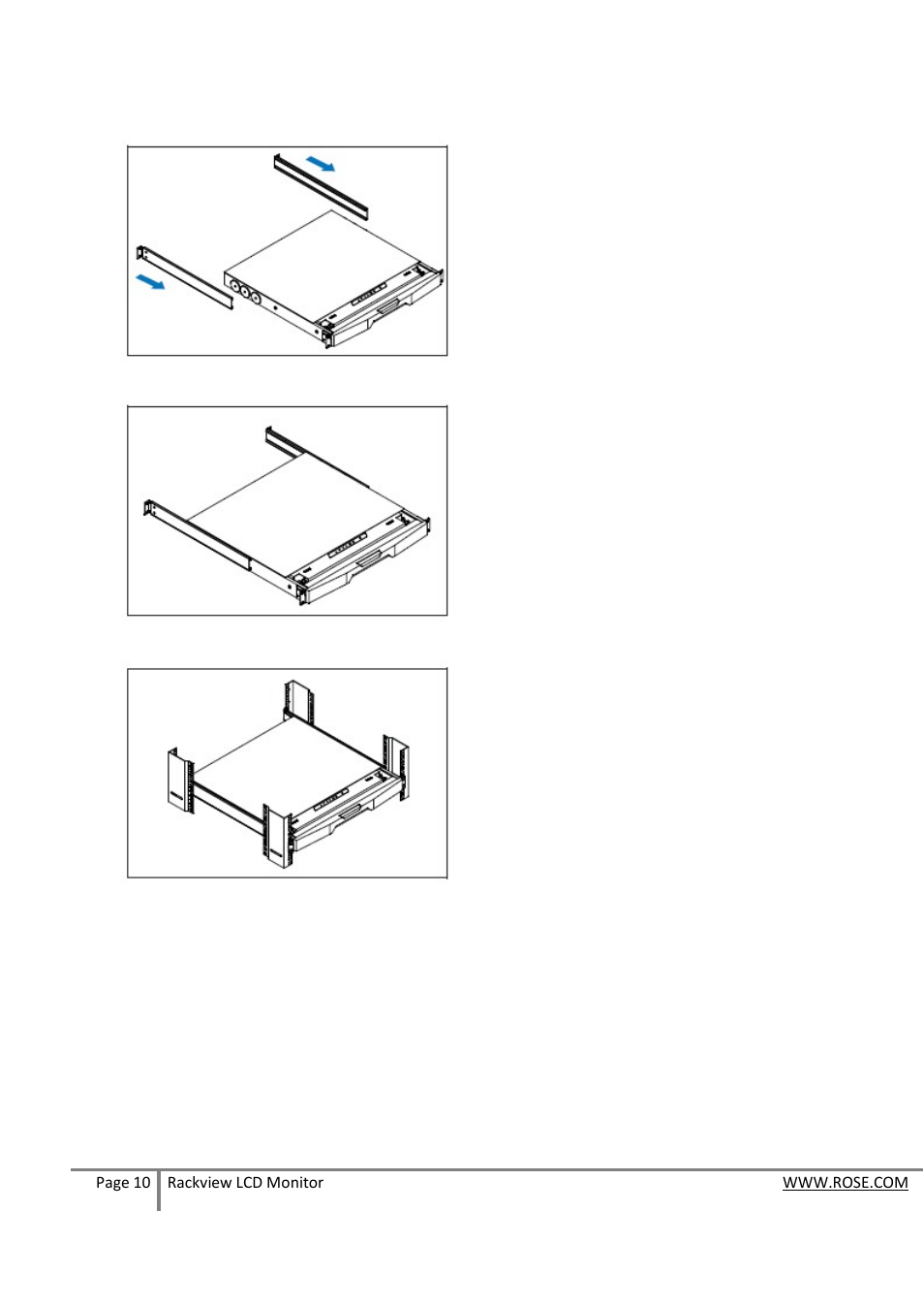 Rose Electronics RackView LCD Monitor User Manual | Page 10 / 20