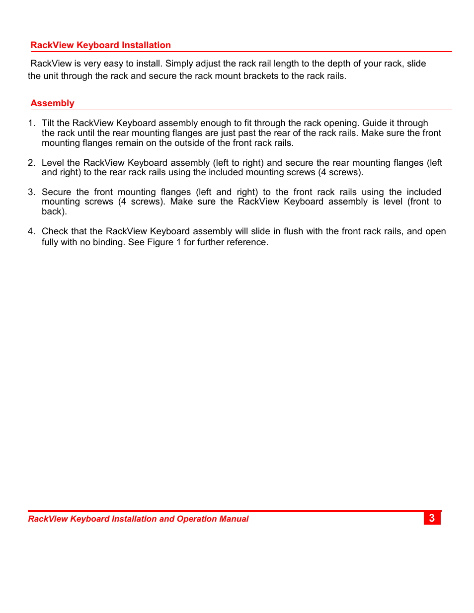 Rose Electronics RackView Keyboard User Manual | Page 6 / 10