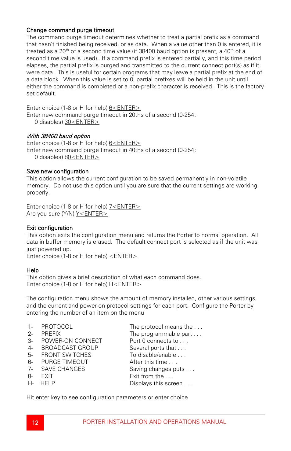Rose Electronics Porter User Manual | Page 16 / 40