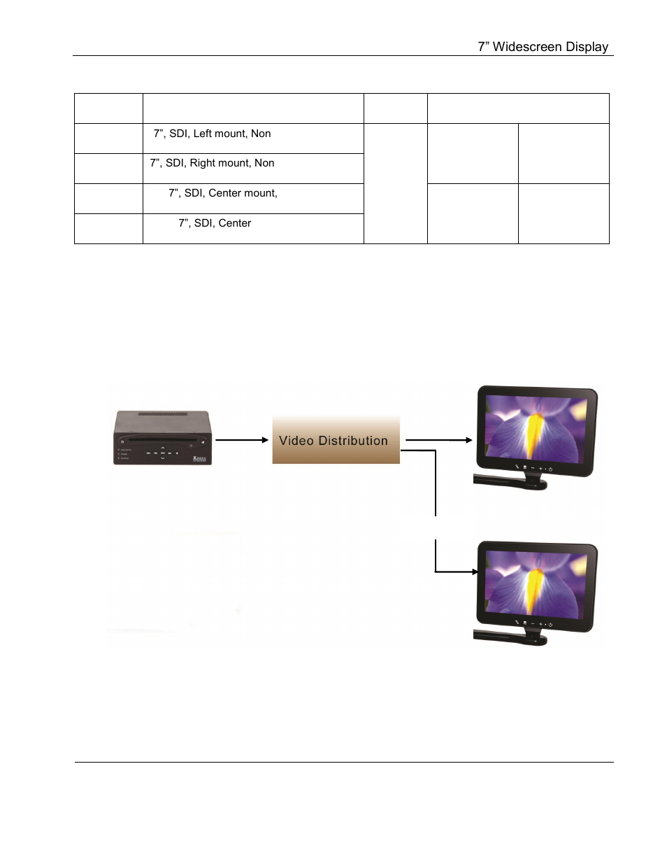 System overview | Rosen Aviation 7004 Series : 7 inch WideScreen User Manual | Page 6 / 31