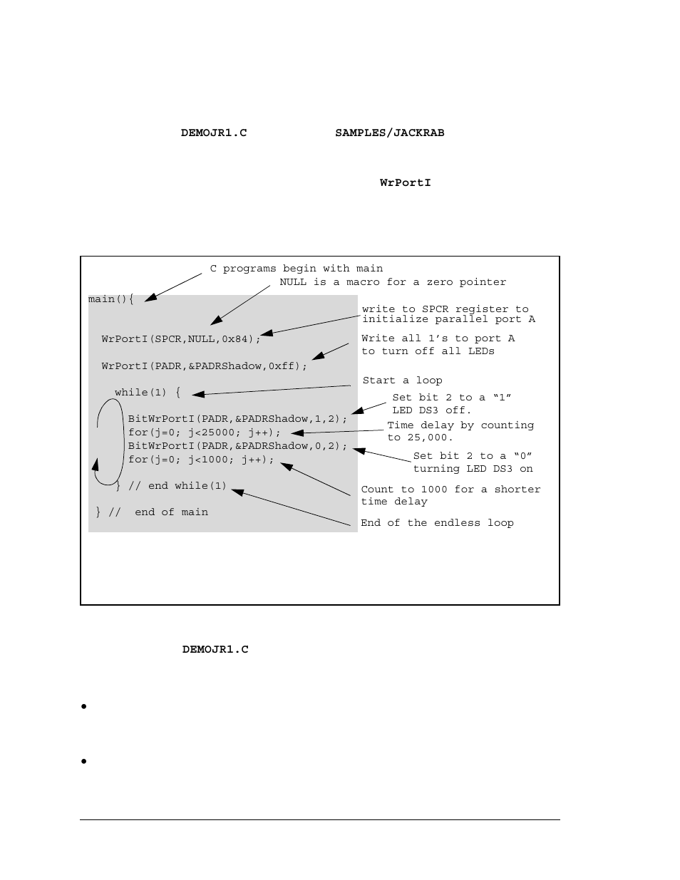 1 demojr1.c | Digi JACKRABBIT BL1800 User Manual | Page 44 / 94