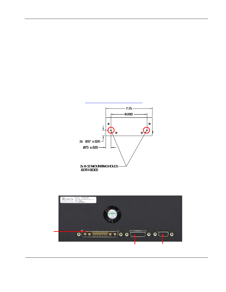 Installation guidelines, Mounting | Rosen Aviation 0603 Series : Rosenview MX User Manual | Page 13 / 20