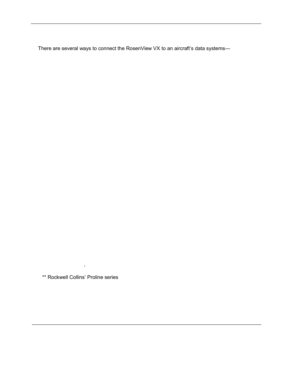 System connections | Rosen Aviation 0604 Series : Rosenview VX User Manual | Page 12 / 23