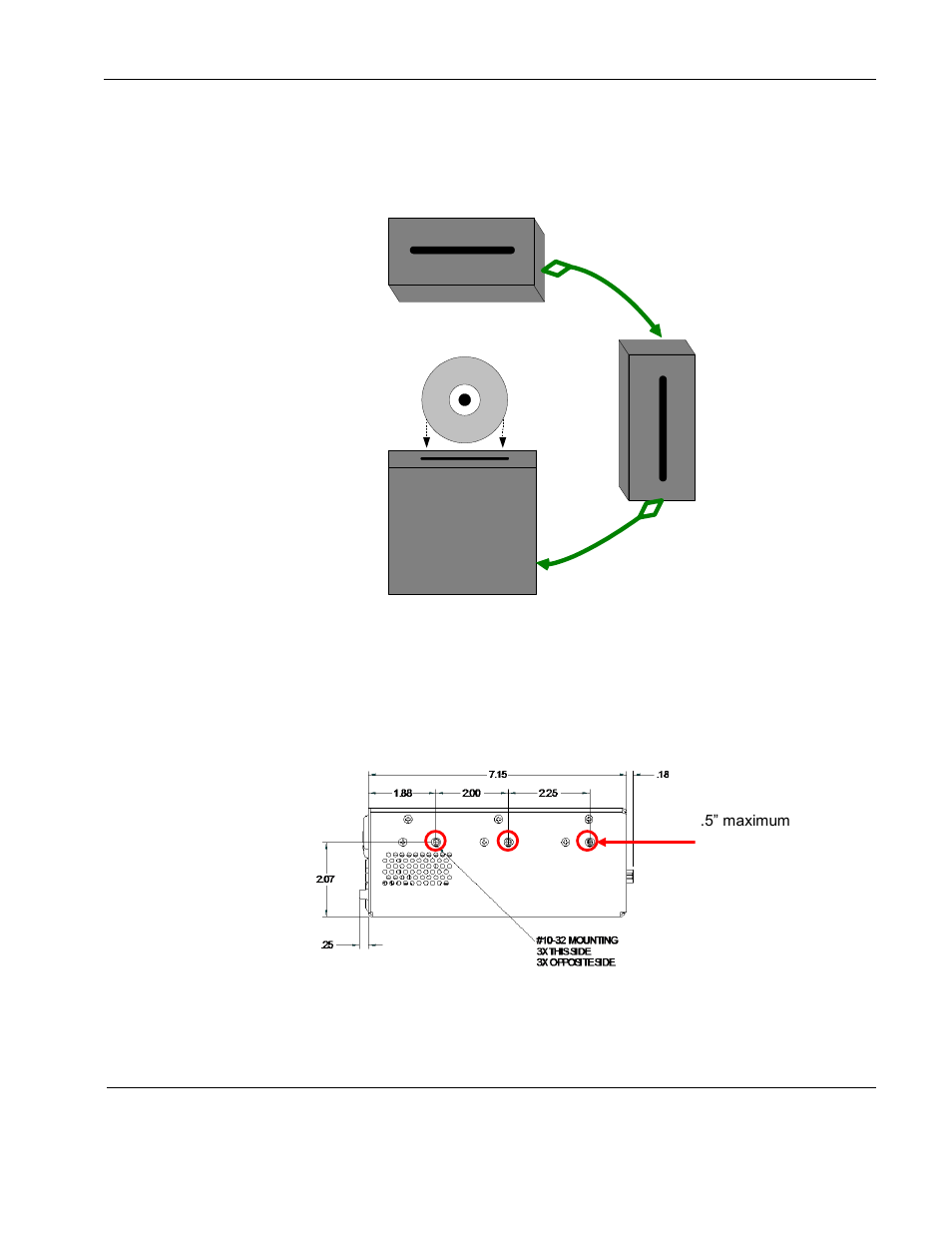 Installation guidelines, Mounting requirements | Rosen Aviation 0604 Series : Rosenview VX User Manual | Page 5 / 23