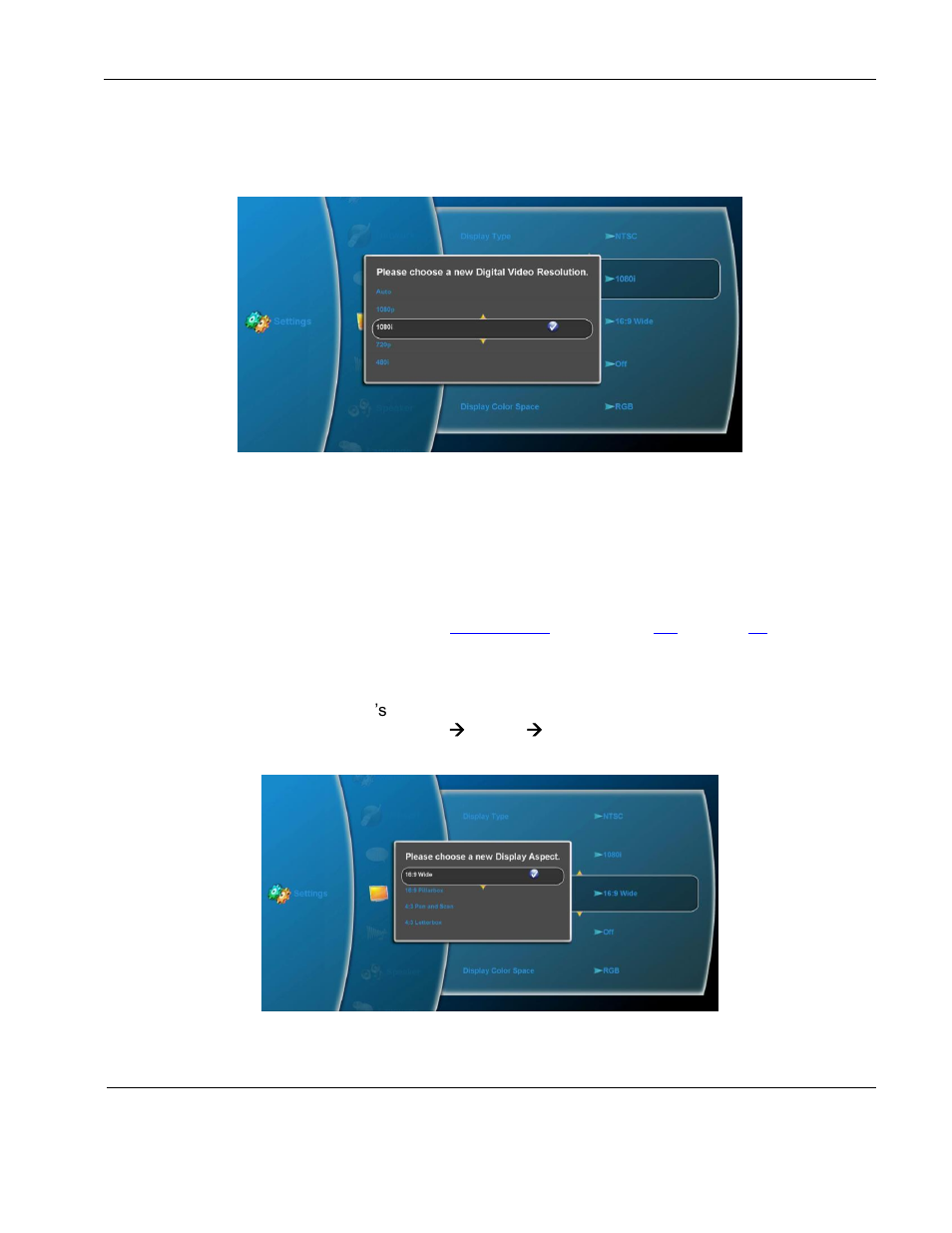 Digital video resolution, Display aspect | Rosen Aviation 0602 Series : Single-Disc Blu-ray Player with SDI User Manual | Page 22 / 33