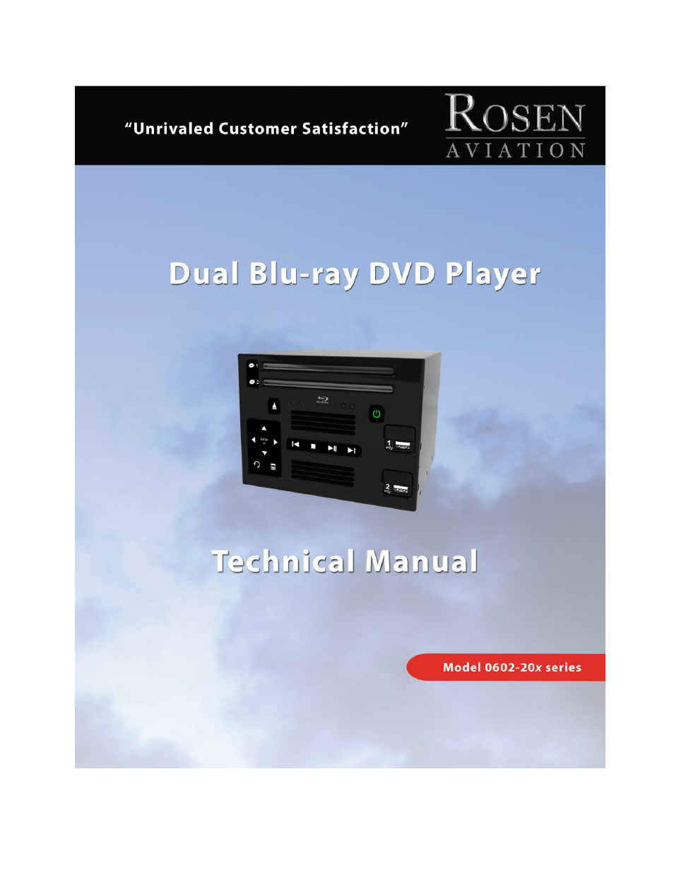 Rosen Aviation 0602 Series : Dual Blu-ray Player User Manual | 41 pages