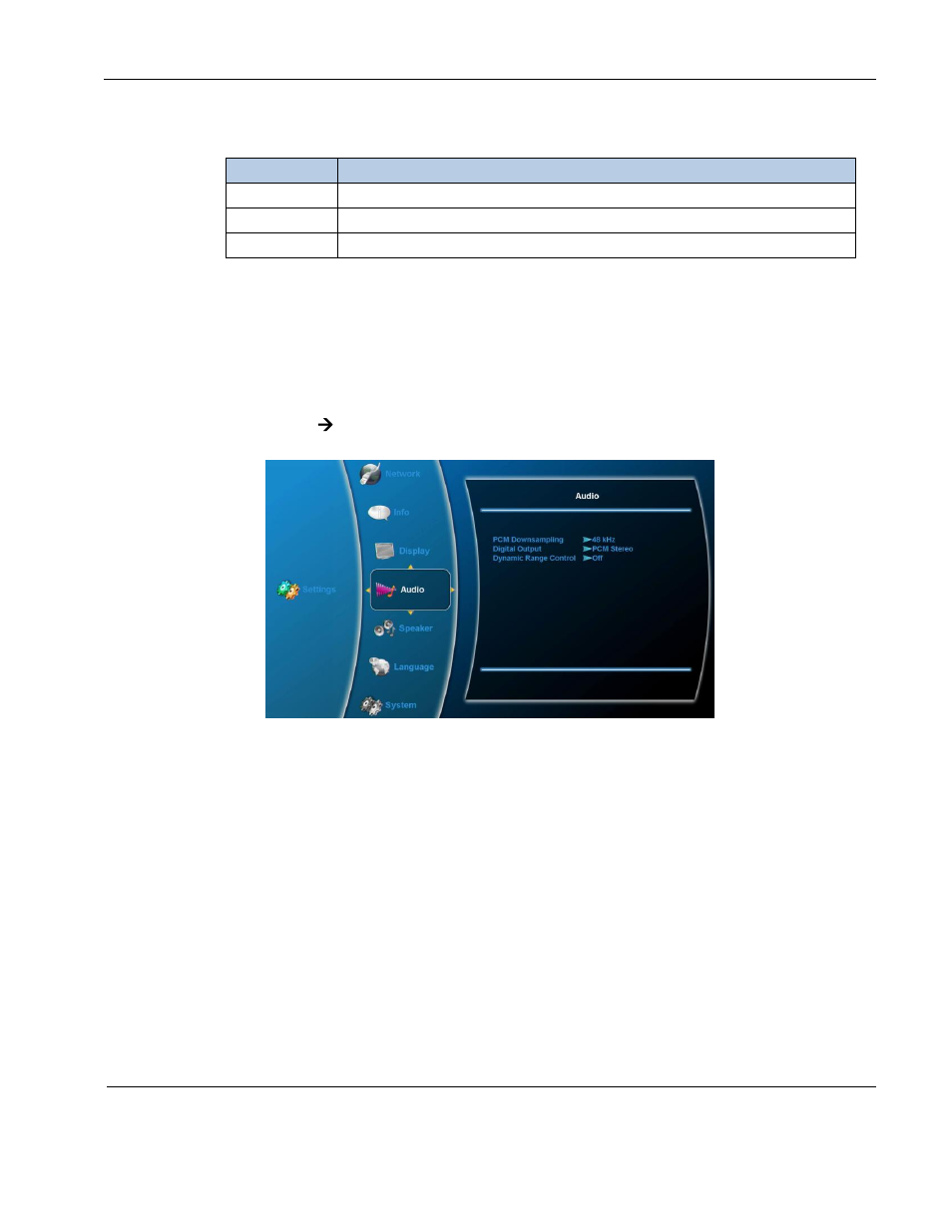 Audio | Rosen Aviation 0602 Series : Dual Blu-ray Player User Manual | Page 27 / 41