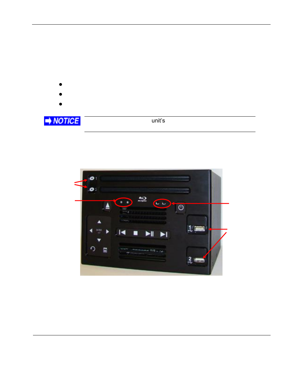 Cooling and ventilation, Electrical requirements, Front panel touch controls | Rosen Aviation 0602 Series : Dual Blu-ray Player User Manual | Page 9 / 41