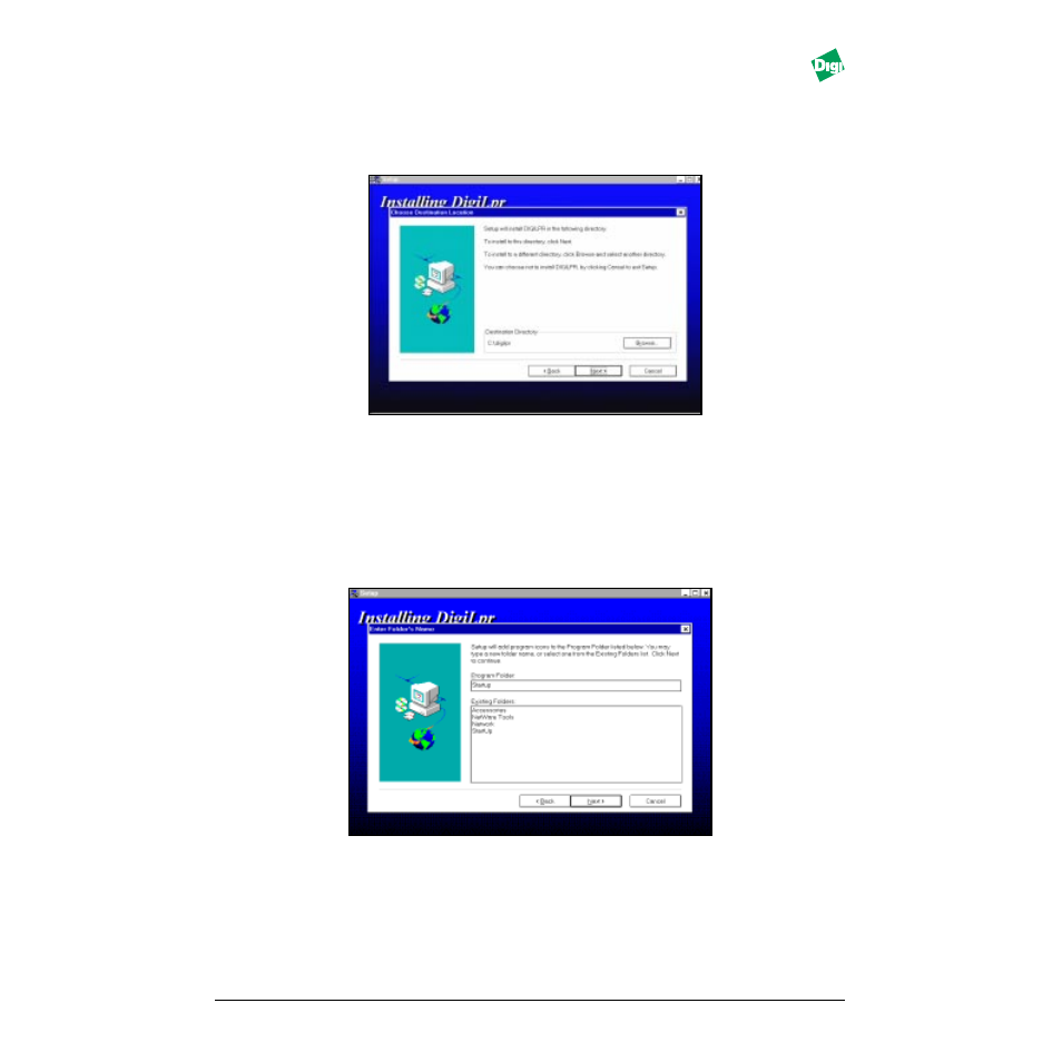 Figure - figure 3-3. select a folder | Digi MIL-3000FTX User Manual | Page 34 / 163