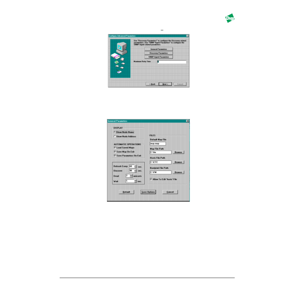 Heading3 - 8.2.2.1 general parameters, Figure - figure 8-3. general parameters, General parameters -4 | Digi MIL-3000FTX User Manual | Page 83 / 163