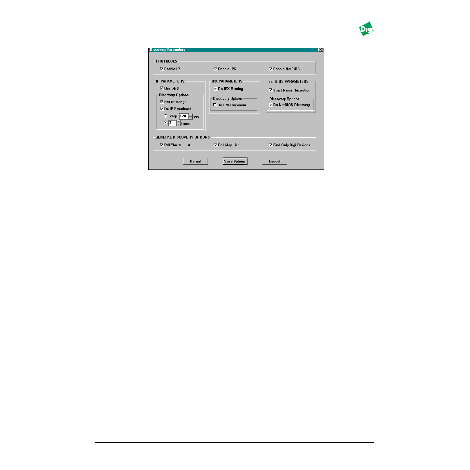 Figure - figure 8-4. discovery parameters | Digi MIL-3000FTX User Manual | Page 85 / 163