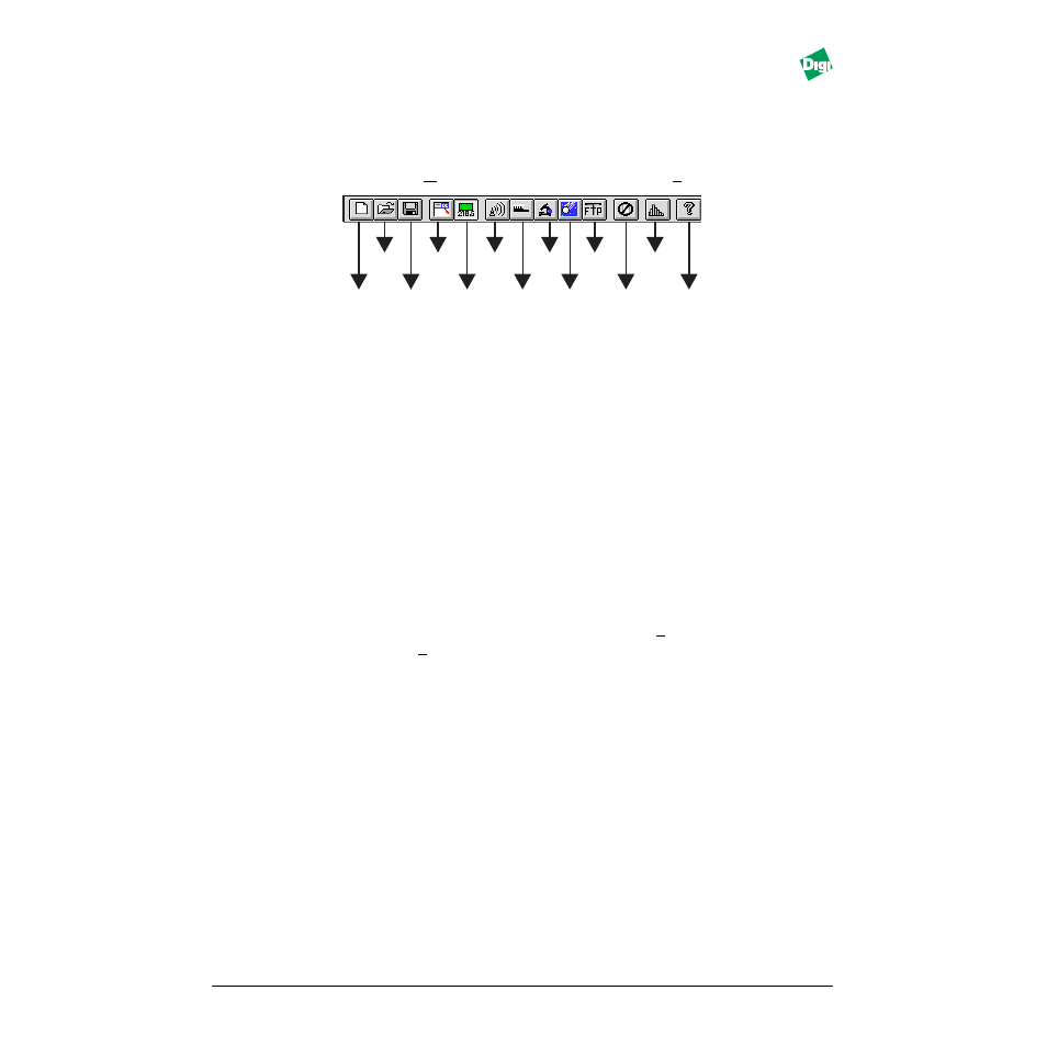 Heading2 - 9.2.1 tool bar, Heading2 - 9.2.2 status bar, Heading2 - 9.2.3 system information | Heading - 9.3 fastport icon names, Tool bar -3 status bar -3 system information -3, Fastport icon names -3, 3 fastport icon names | Digi MIL-3000FTX User Manual | Page 90 / 163