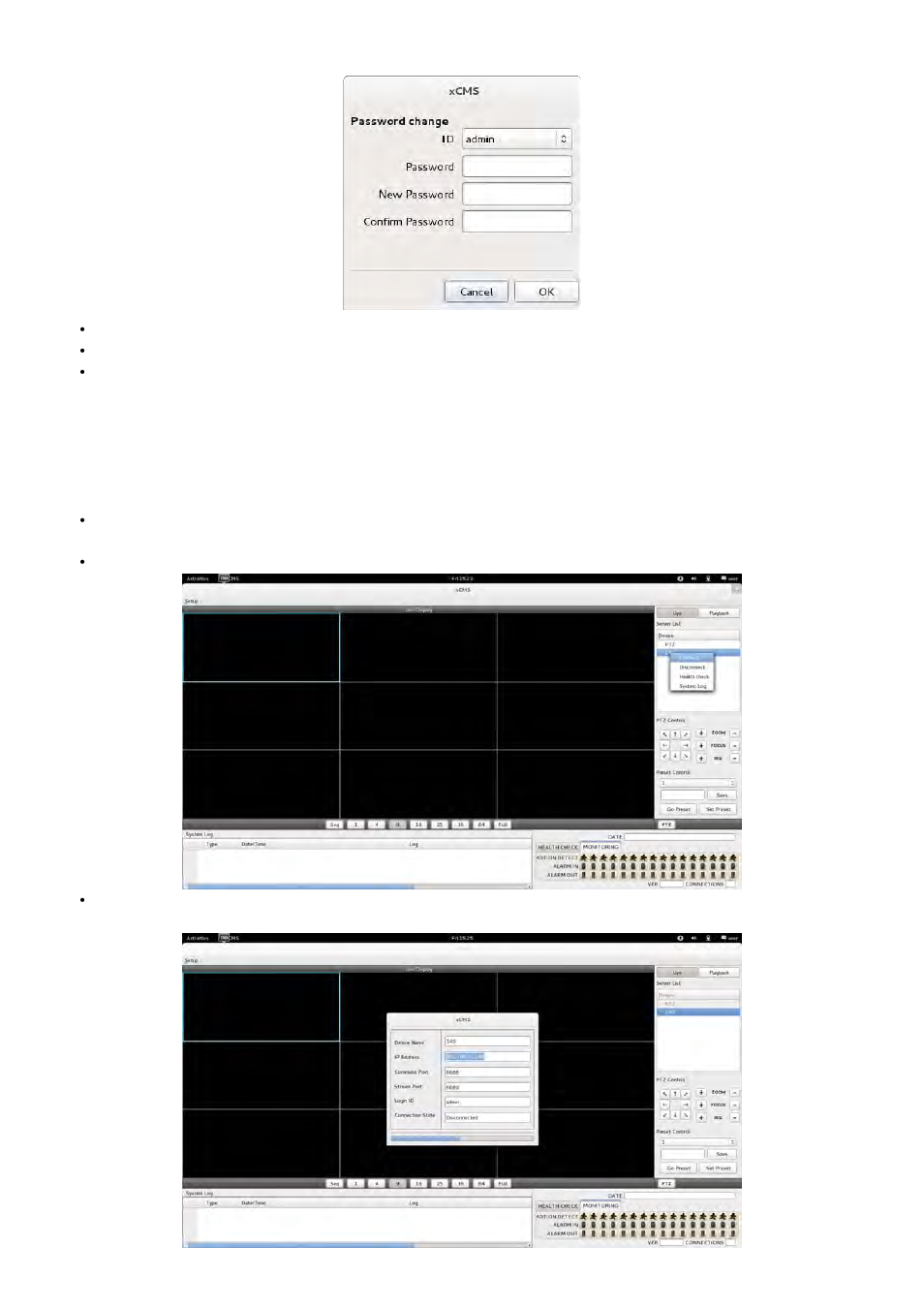 Live, Connection | Rugged Cams HD Megapixel User Manual | Page 122 / 205