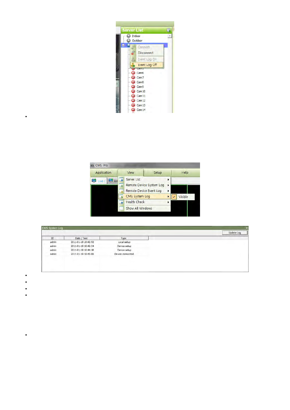 4 cms system log, 5 health check | Rugged Cams HD Megapixel User Manual | Page 176 / 205