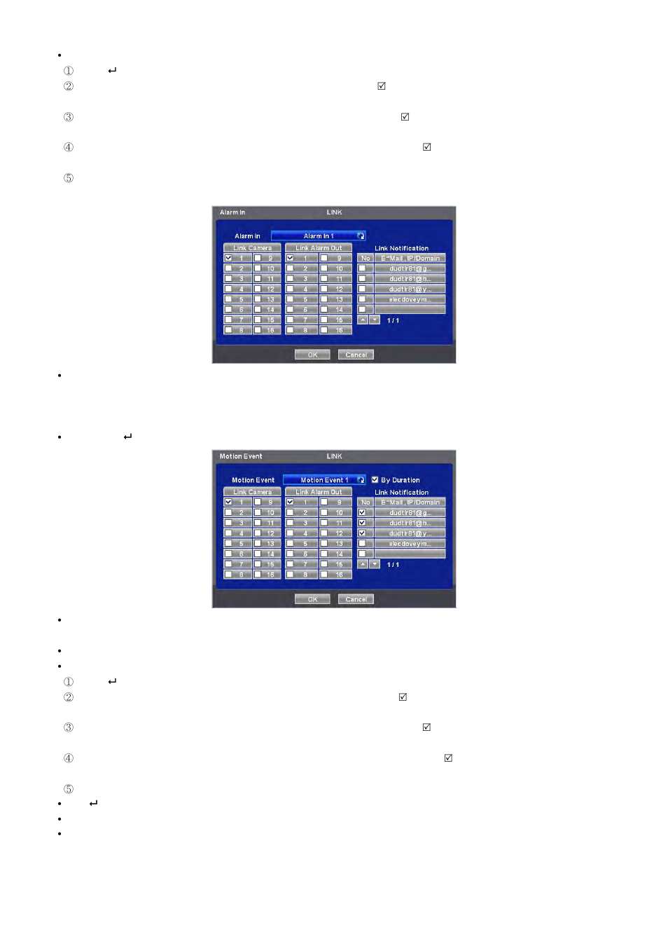 2 motion event, 3 video loss | Rugged Cams HD Megapixel User Manual | Page 64 / 205