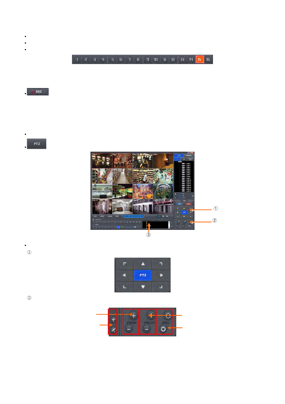 4 ptz control, 7 alarm out, 8 one touch recording | Rugged Cams HD Megapixel User Manual | Page 88 / 205