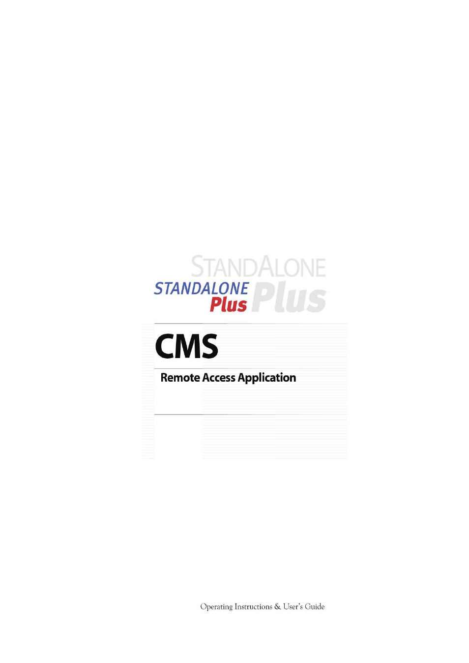 Rugged Cams CMS User Manual | 131 pages