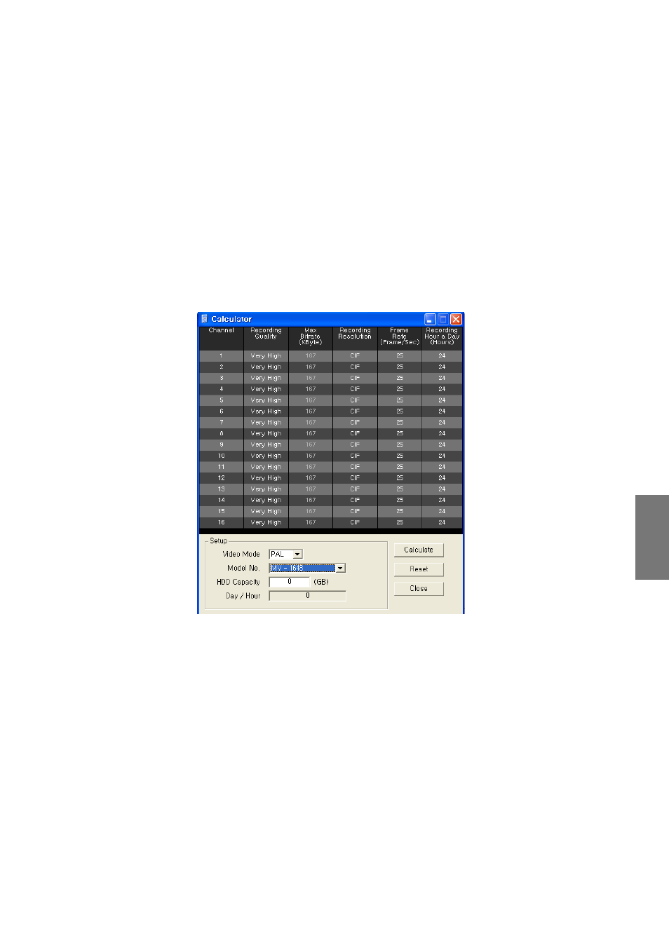 Calculator, 1. overview 4-2. running and using, 1) how to run it | 1. overview, 2. running and using | Rugged Cams CMS User Manual | Page 123 / 131