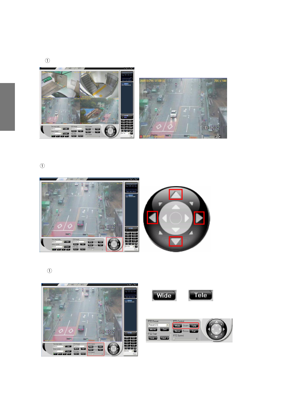 4) controlling the ptz | Rugged Cams CMS User Manual | Page 22 / 131