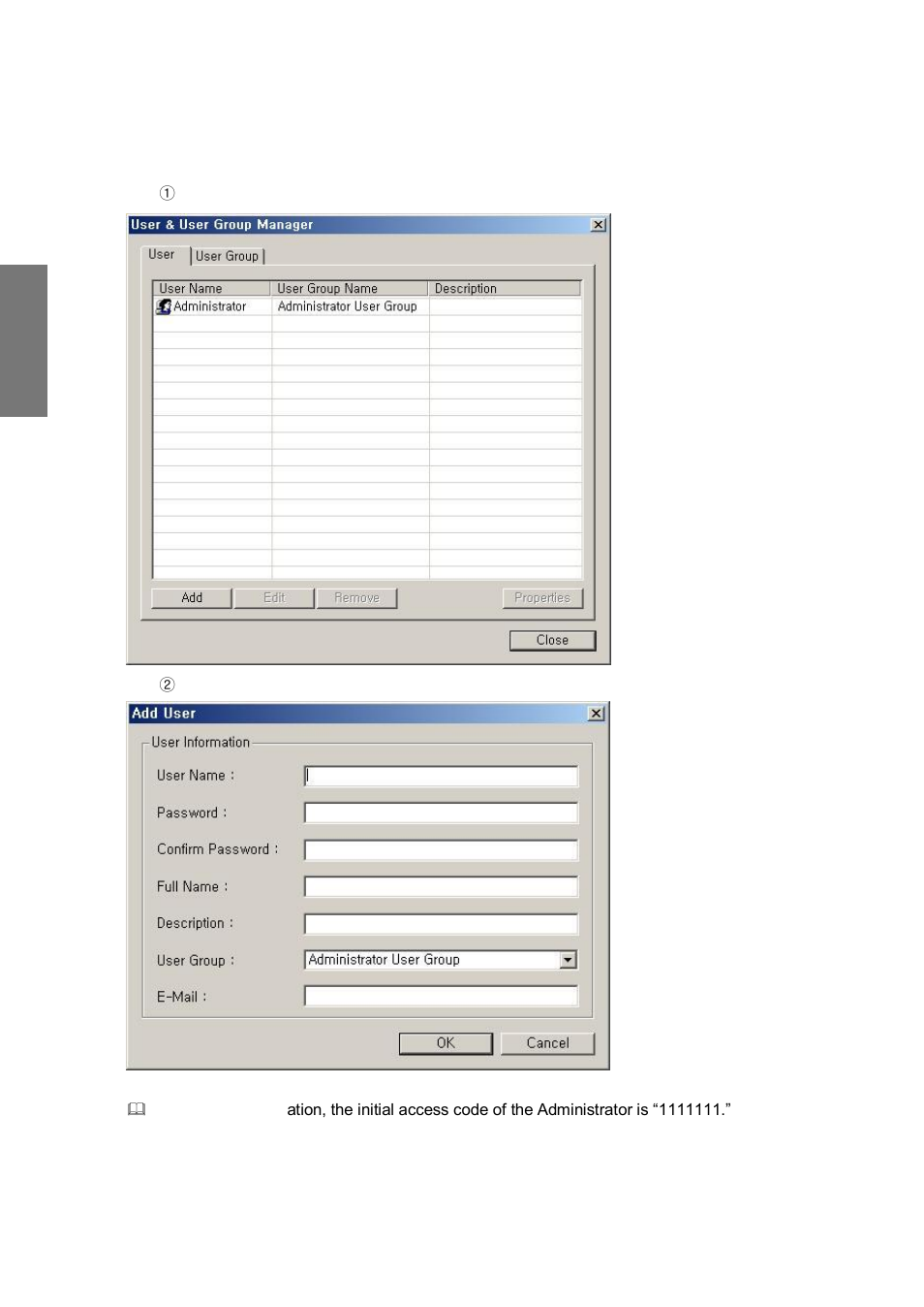 2) user administrator | Rugged Cams CMS User Manual | Page 34 / 131