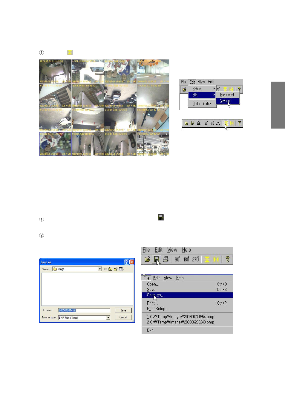 8) up/down reversal, 9) save | Rugged Cams CMS User Manual | Page 81 / 131