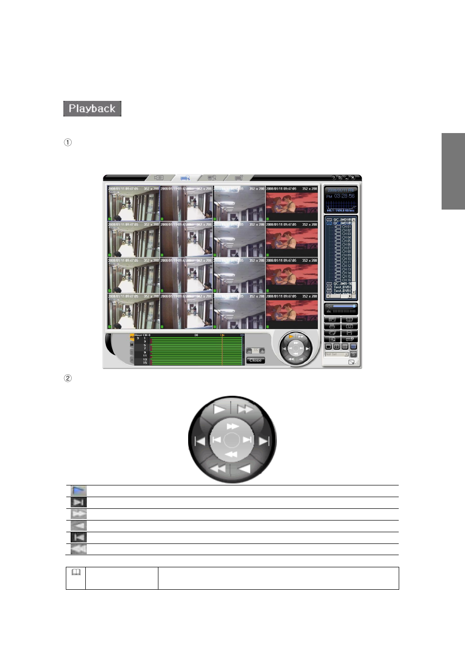 17. playback, 1) to playback | Rugged Cams CMS User Manual | Page 95 / 131