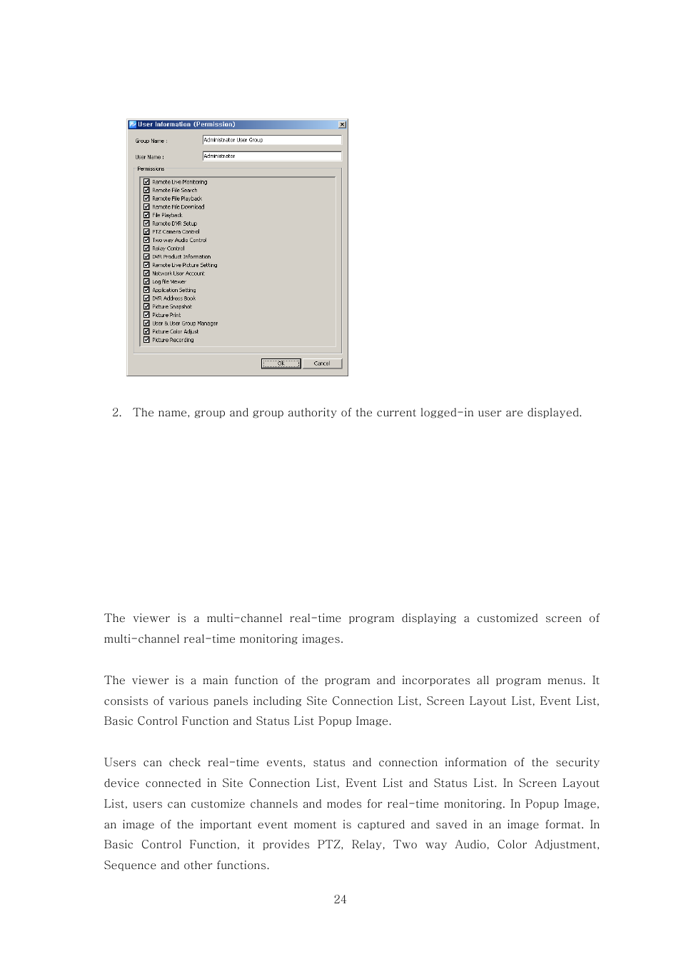 Viewer | Rugged Cams VMS User Manual | Page 24 / 43