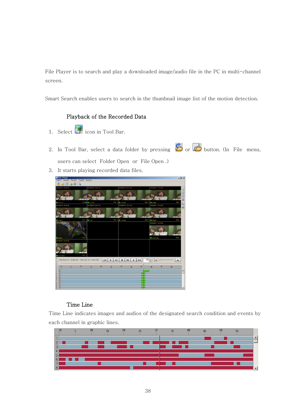 File player | Rugged Cams VMS User Manual | Page 38 / 43