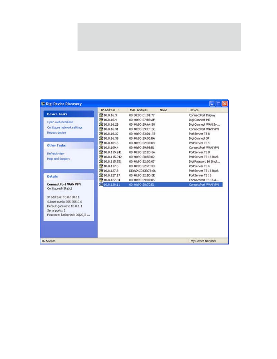 Digi device discovery utility | Digi X2 User Manual | Page 51 / 254