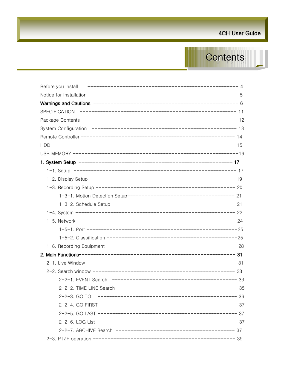 Rugged Cams Fusion DVR User Manual | Page 2 / 56