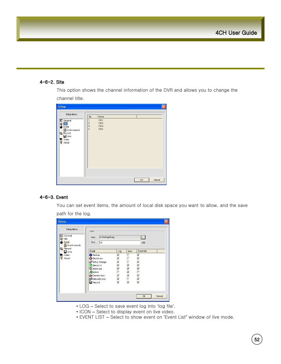 Rugged Cams Fusion DVR User Manual | Page 52 / 56