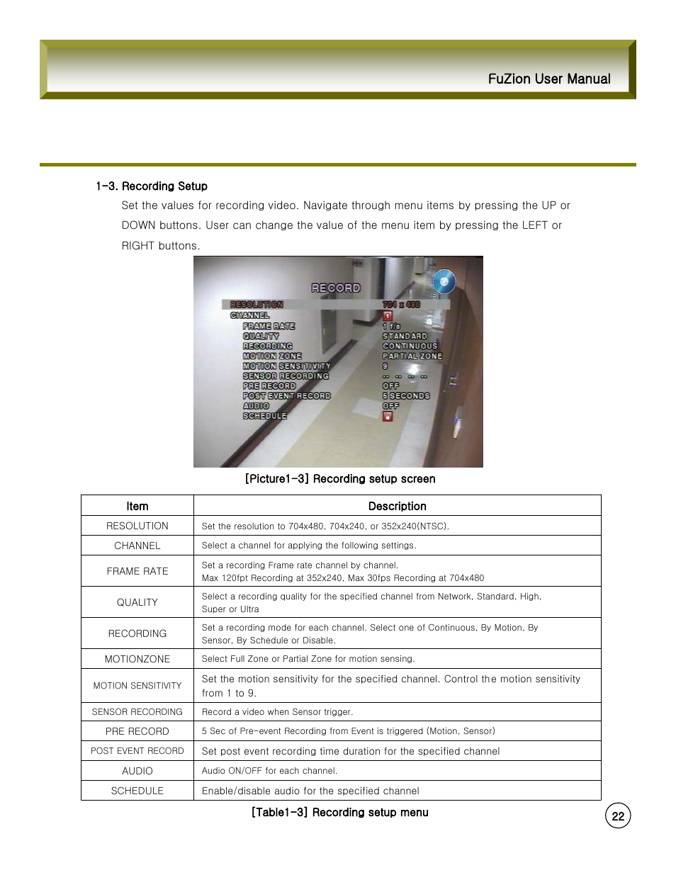 Fuzion user manual | Rugged Cams Fusion DVR User Manual | Page 22 / 60