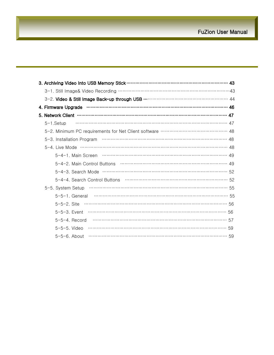 Rugged Cams Fusion DVR User Manual | Page 3 / 60