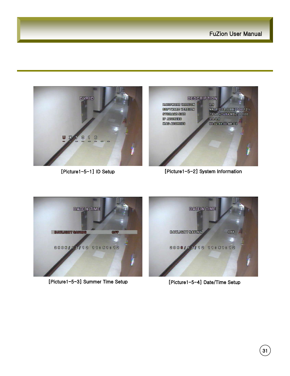 Rugged Cams Fusion DVR User Manual | Page 31 / 60