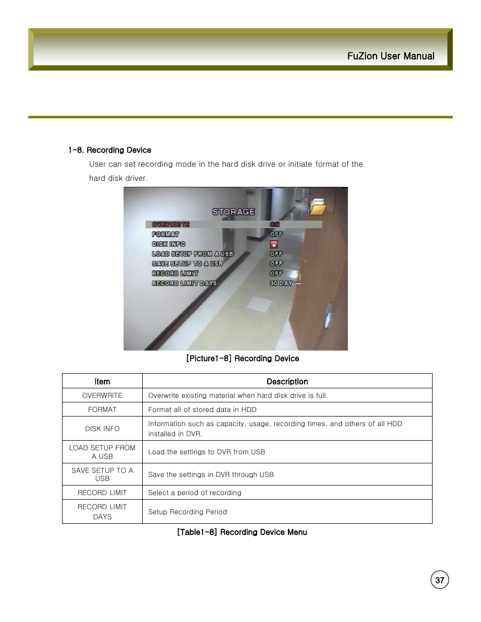 Fuzion user manual | Rugged Cams Fusion DVR User Manual | Page 37 / 60