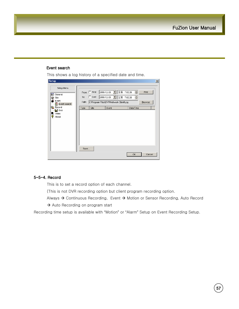 Rugged Cams Fusion DVR User Manual | Page 57 / 60