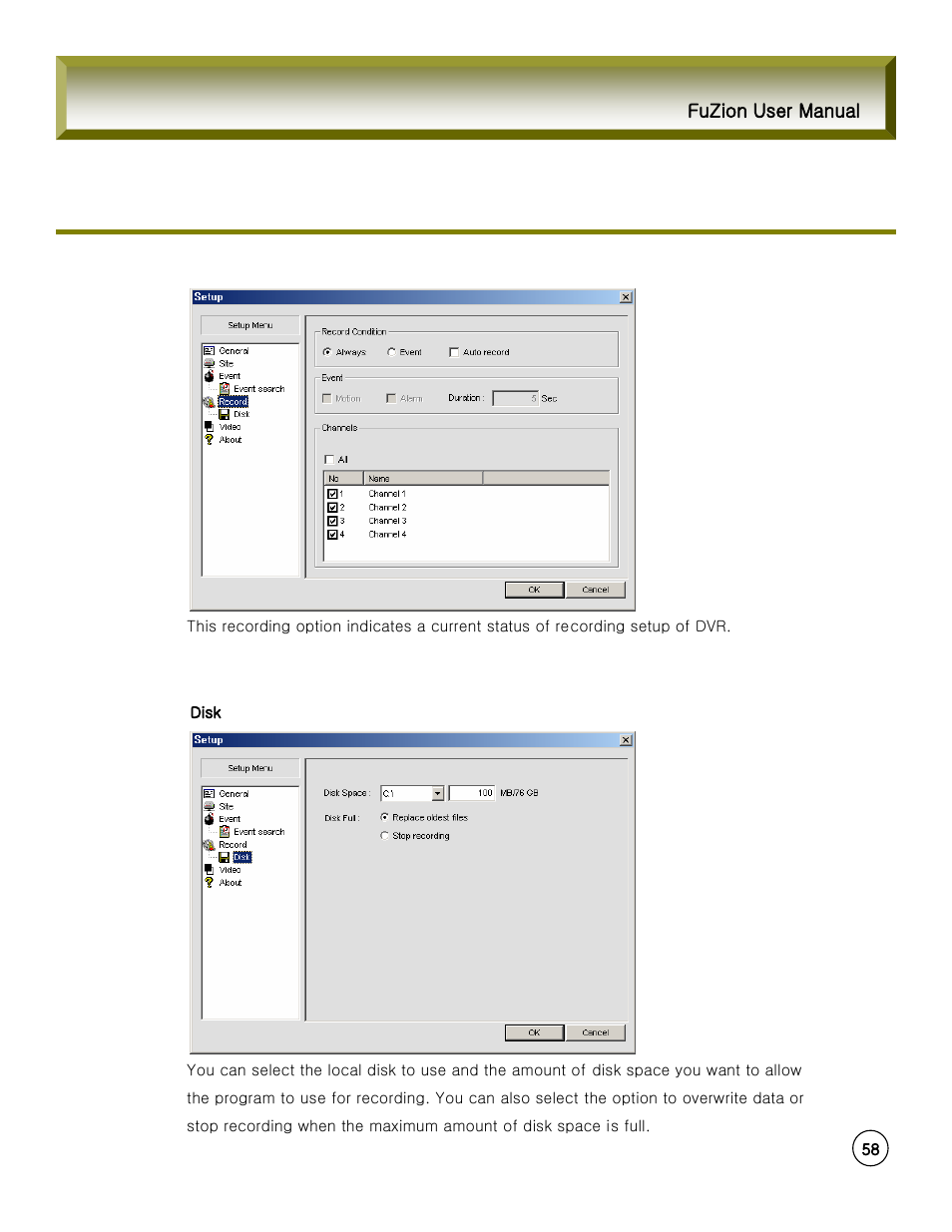 Rugged Cams Fusion DVR User Manual | Page 58 / 60