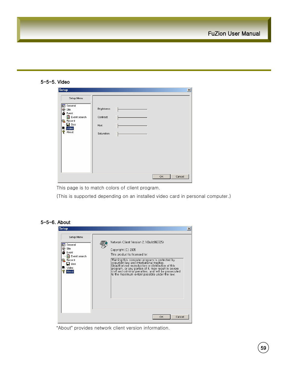 Rugged Cams Fusion DVR User Manual | Page 59 / 60