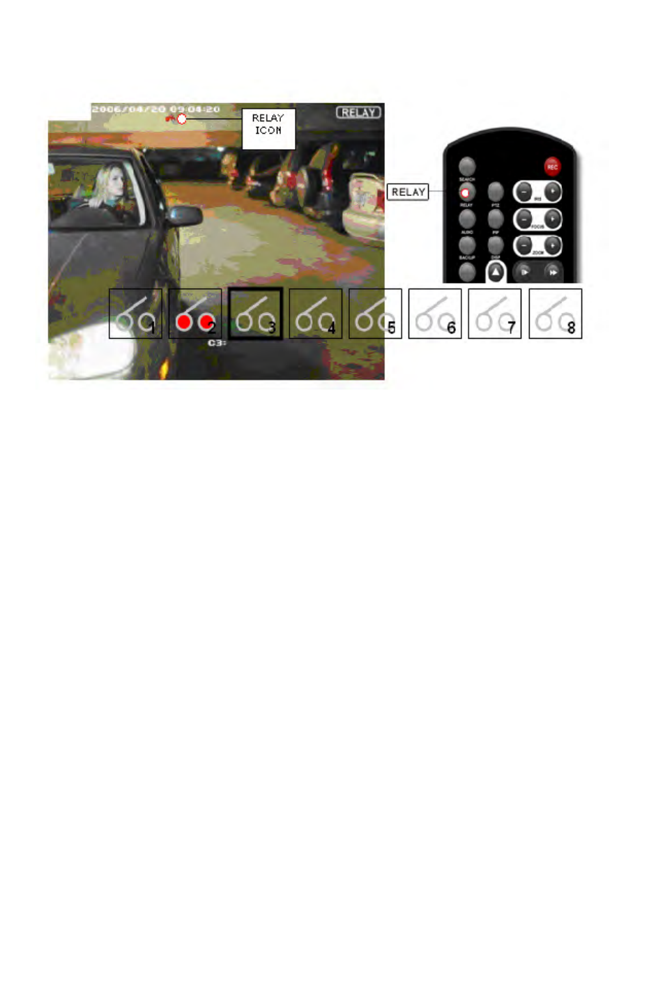 Relay control | Rugged Cams Rugged Vision DVR User Manual | Page 26 / 86