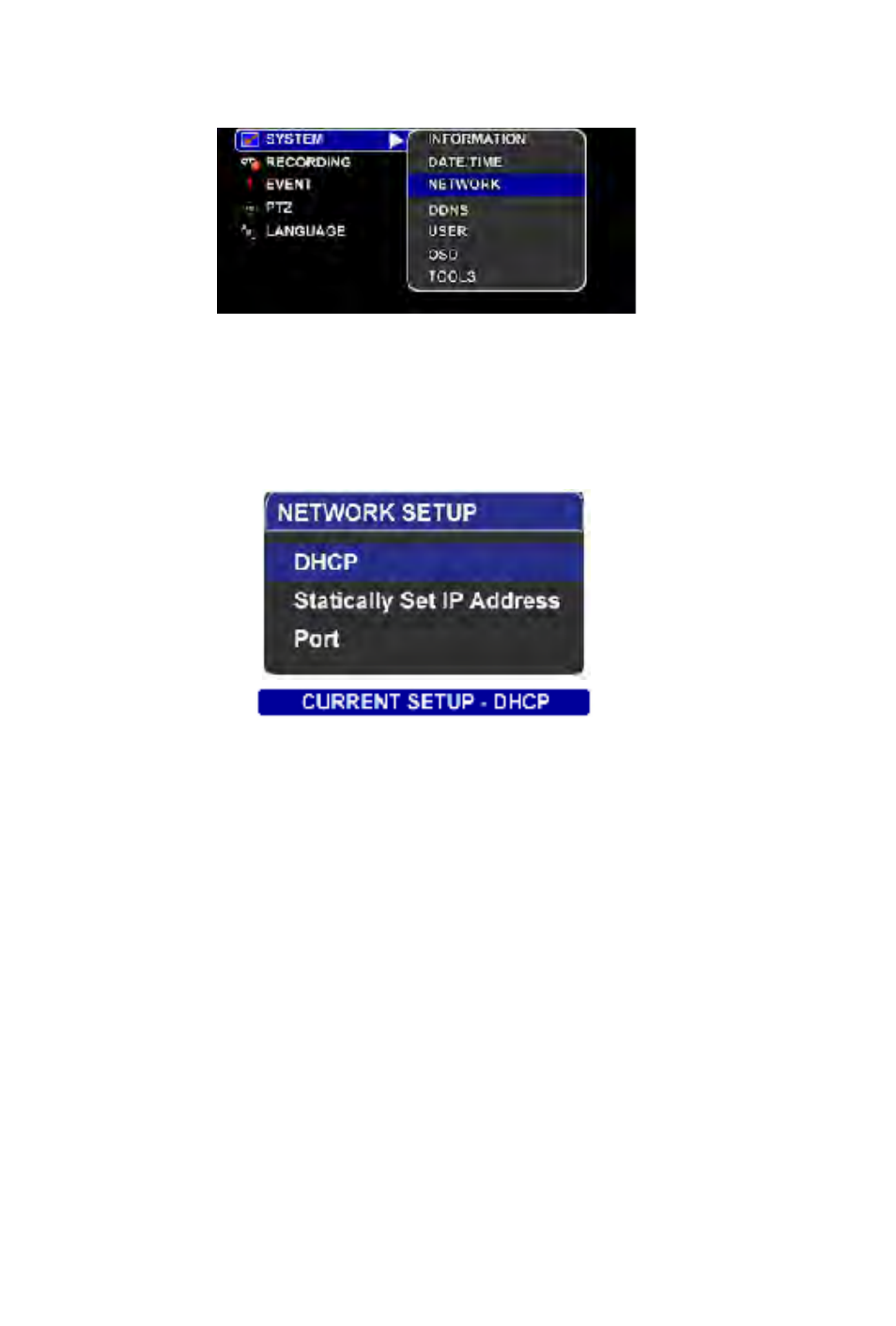 Network | Rugged Cams Rugged Vision DVR User Manual | Page 34 / 86