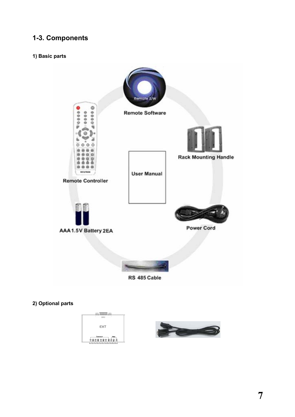 3. components | Rugged Cams Workhorse DVR 4 Channel User Manual | Page 8 / 161