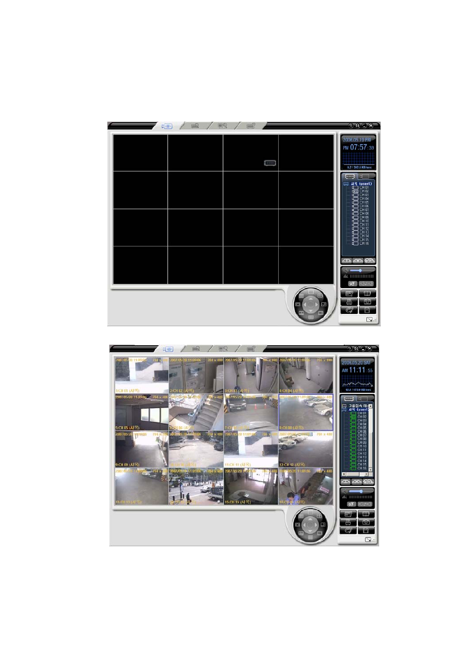 Real-time monitoring, Viewing real-time images | Rugged Cams Premier DVR User Manual | Page 18 / 114