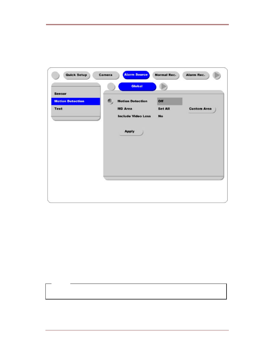 Setting motion detection | Rugged Cams ELX DVR 16 Channel User Manual | Page 39 / 81