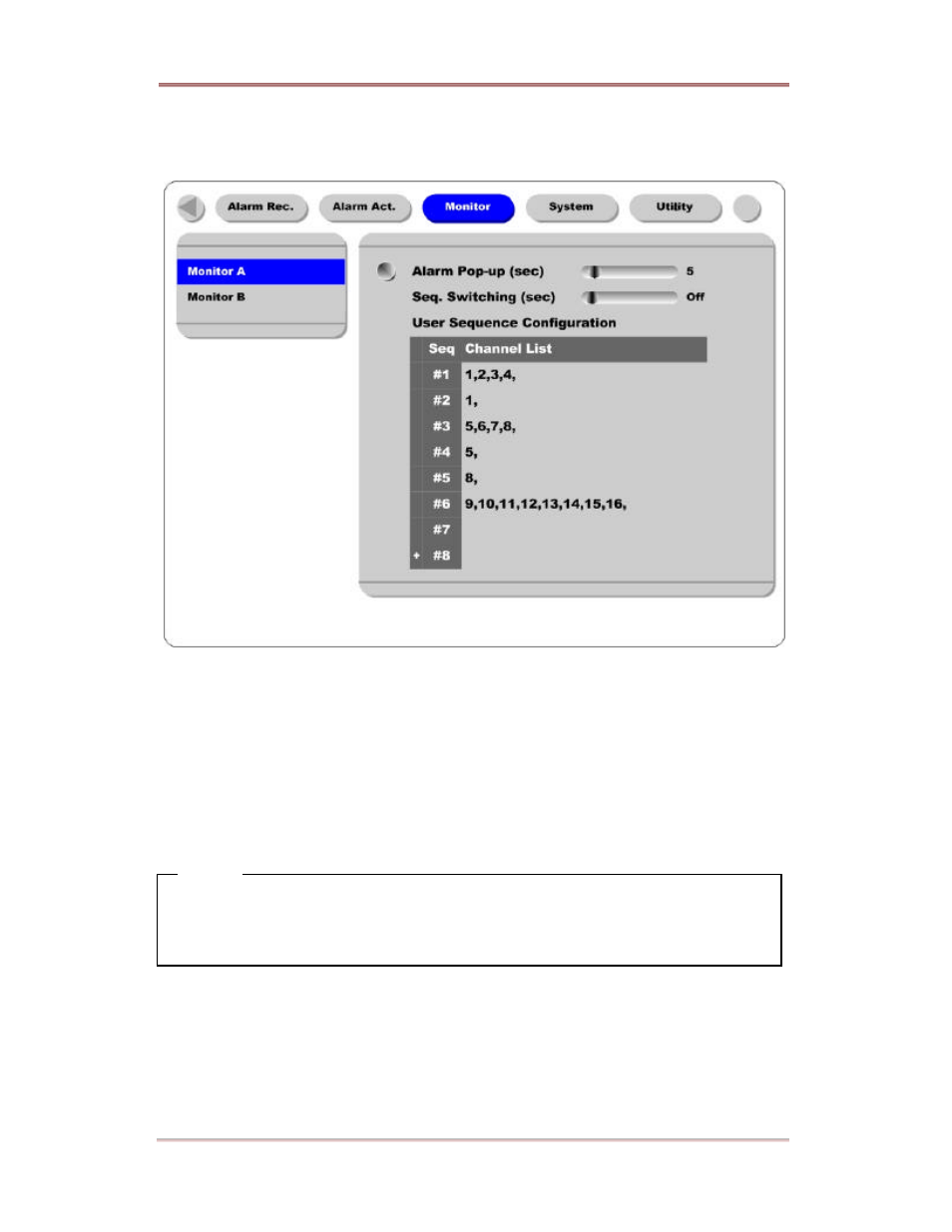 Monitor | Rugged Cams ELX DVR 16 Channel User Manual | Page 47 / 81