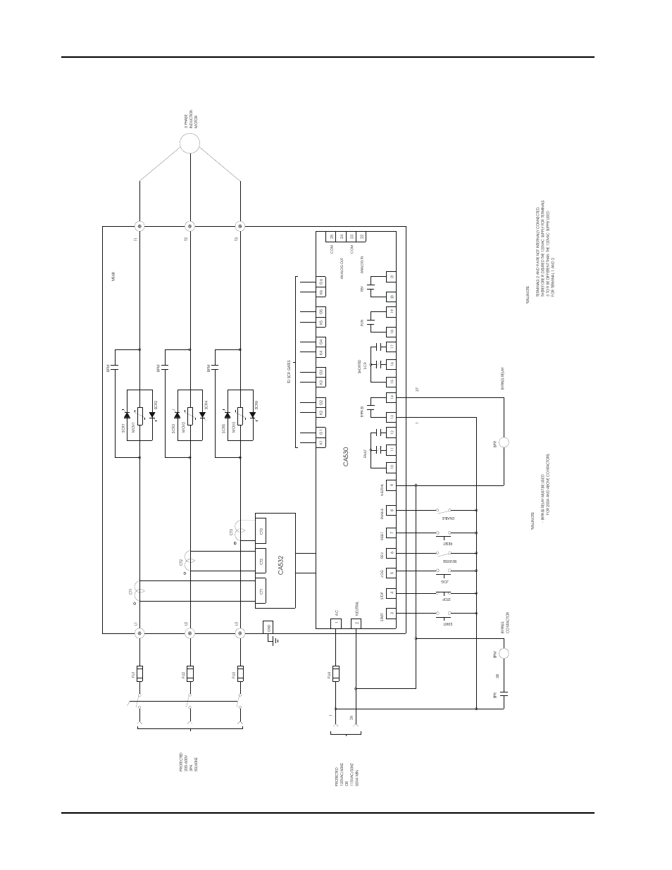 8 integrated by-pass, Ms6 reduced voltage starter page 36 | SAF OPAL Pro MS6 User Manual | Page 37 / 38
