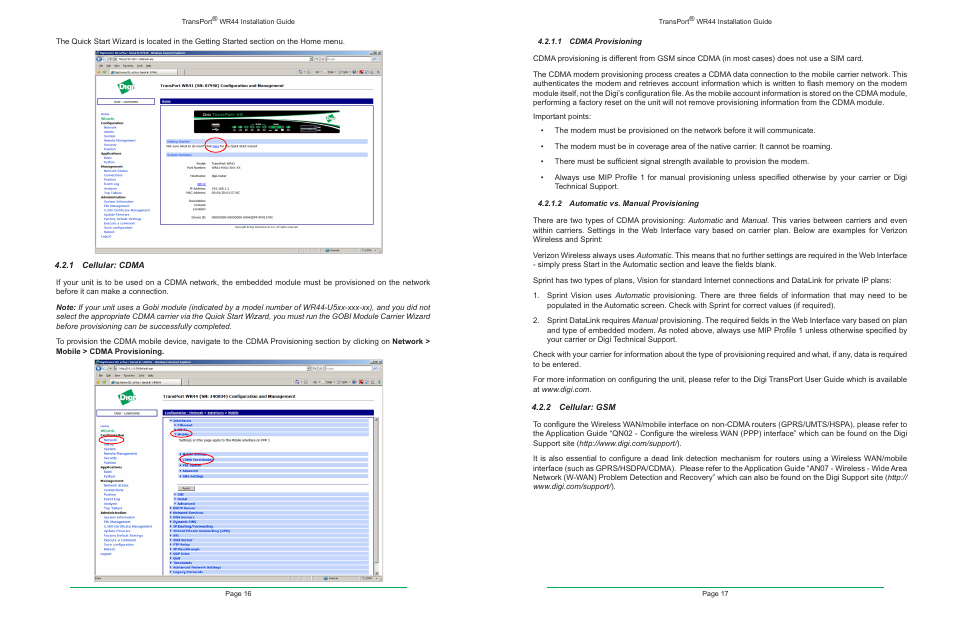 Digi TransPort WR44 User Manual | Page 9 / 14