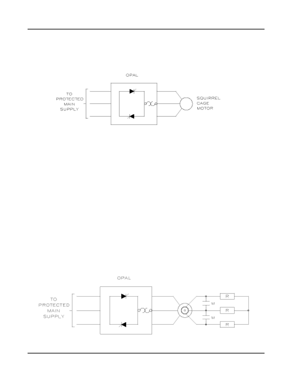 3 motor and load types, 1 squirrel cage motors, 2 wound rotor motors | Motor and load types | SAF OPAL SS6 User Manual | Page 11 / 46