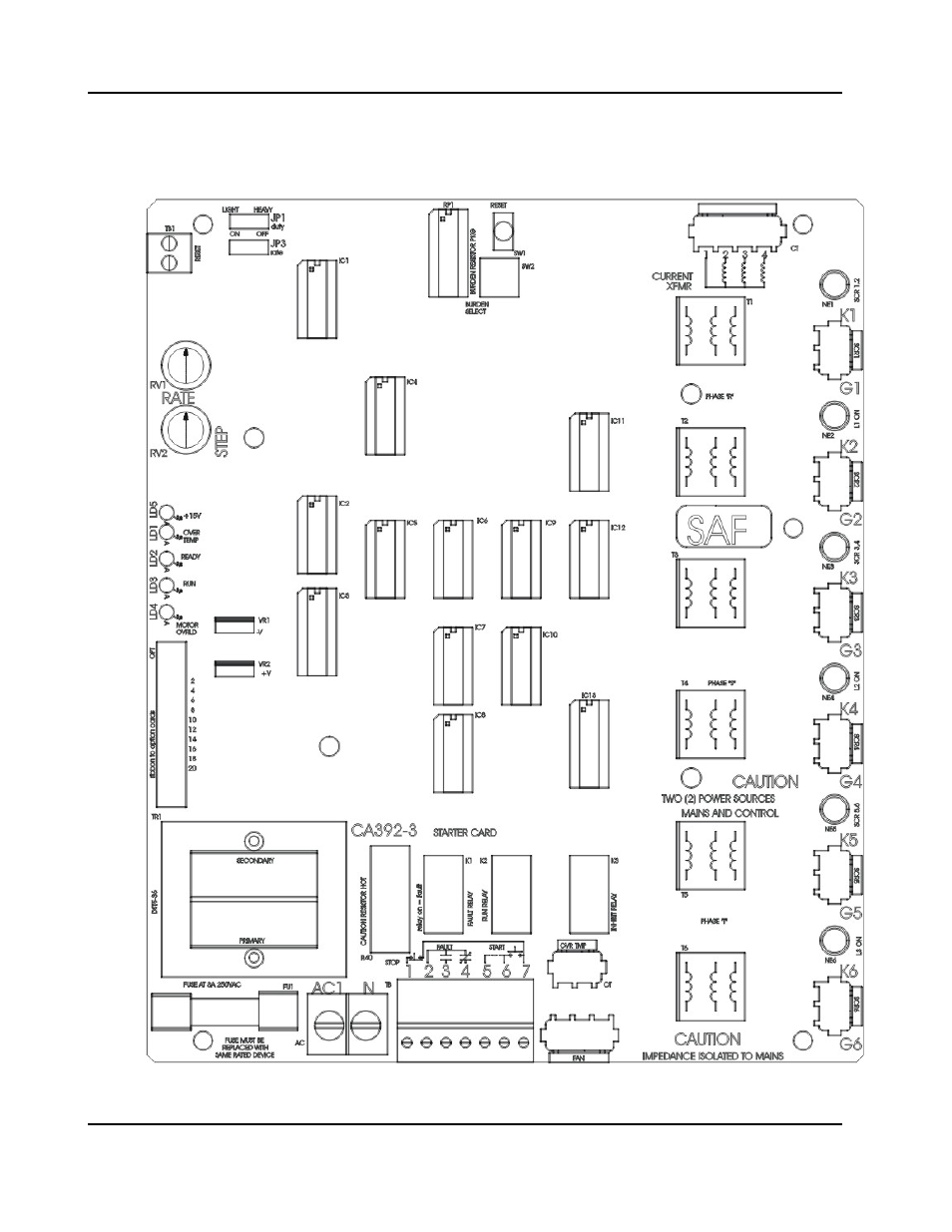 0 card functions, 1 card layout, Card functions | Card layout | SAF OPAL SS6 User Manual | Page 19 / 46